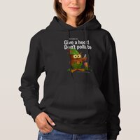 Woodsy Owl Retro Give a Hoot Don't Pollute Hoodie