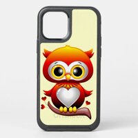 Baby Owl Love Heart Cartoon  OtterBox Symmetry iPhone 12 Pro Case