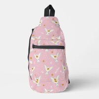 Hedwig Pink Solstice Pattern Sling Bag
