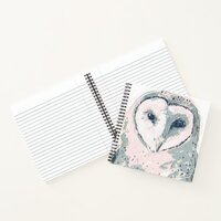 Funky Owl Portrait Notebook