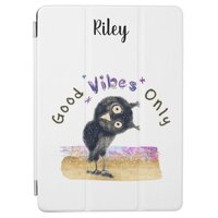 Good Vibes Only with Curious Owl iPad Air Cover