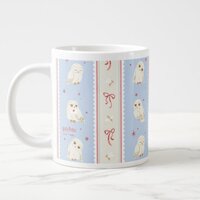 Hedwig Owl Post Stripe Pattern Giant Coffee Mug