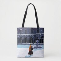 HARRY POTTER™ & Hedwig in HOGWARTS™ Courtyard Tote Bag