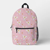 Hedwig Pink Solstice Pattern Printed Backpack