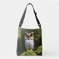 Freida The Screech Owl, Crossbody  Bag