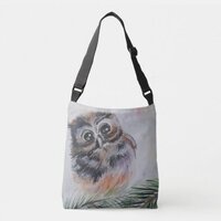 Cute Baby Owl Crossbody Bag