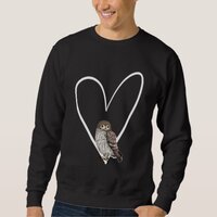 Little Owl Bird Bird Birdwatcher Animal Biologist Sweatshirt