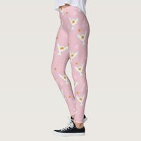 Hedwig Pink Solstice Pattern Leggings
