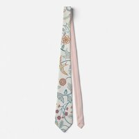 William Morris - Owl and Berries Wallpaper Neck Tie