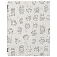 Pattern with owls iPad smart cover