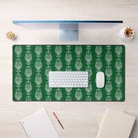 Owl (dark green) - Desk Mat