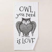 Owl you Need Bath Towel Set