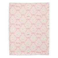 Hedwig Pink Ribbon Pattern Duvet Cover
