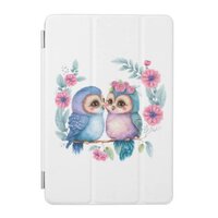Purple Love Owls: A Cute and Romantic iPad Mini Cover