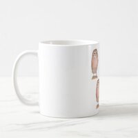 Burrowing Owl bird art pattern Coffee Mug