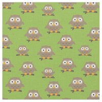 Owls Fabric