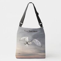 Snowy Owl Crossbody Bag