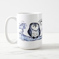 Owl Evening Coffee Mug