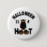 Halloween is a Hoot  season Button