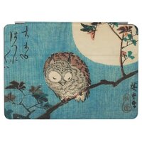 Utagawa Hiroshige - Horned Owl on Maple Branch iPad Air Cover