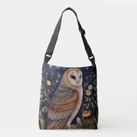 Midnight Owl Tote Bag Cross-Body or Shoulder