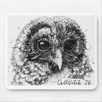 Wet Owlet Mouse Pad