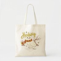 Hedwig Whimsical Forest Drawing Tote Bag
