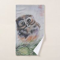 Baby Owl Bath Towel Set