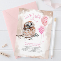 Owl Birthday at Zazzle