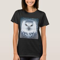 Snowy Owl Ice Stare T-Shirt