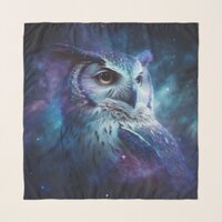Galaxy Owl Scarf