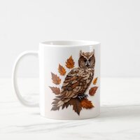 Leafy Owl Coffee Mug
