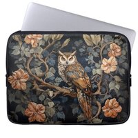 Owl Fabric Design #1 Laptop Sleeve