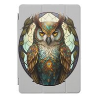 Stained Glass Owl 1 iPad Pro Cover