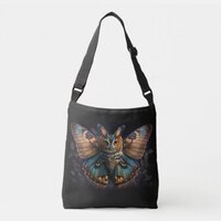Great Horned Butterflowl Crossbody Bag
