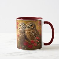 Burrowing Owls in Love Mug