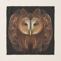 Fractal Owl #1 Scarf