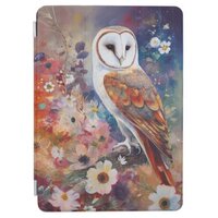 Colourful Barn Owl painting iPad Air Cover