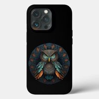 Mandala Owl #1 iPhone 13 Pro Case