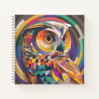 Pop Art Owl #1 Notebook