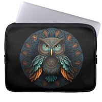 Mandala Owl #1 Laptop Sleeve