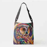 Pop Art Owl #1 Crossbody Bag