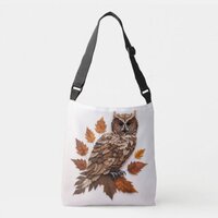 Leafy Owl Crossbody Bag