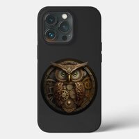 Clockwork Owl T-Shirt iPhone 13 Pro Case