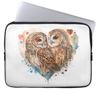Barred Owls in love Laptop Sleeve