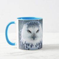 Snowy Owl Ice Stare Mug