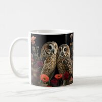 Short-eared Owls in love Mug