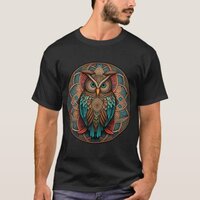 Mandala Owl #2 T-Shirt