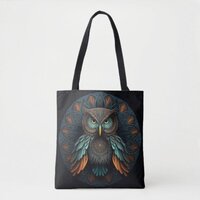Mandala Owl #1 Tote Bag