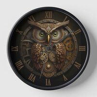Clockwork Owl Clock